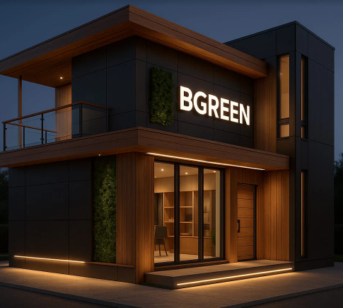 Σύγχρονη μεταλλική κατοικία με σχεδιασμό B Green